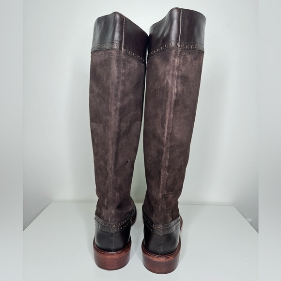 Marc by Marc Jacobs Leather Suede Tall Boots - Designer Style - Picture 3 of 6